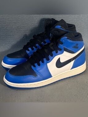 Nike Air Jordan 1 Retro High BG Soar Blue Shoes 705300-400 Sz 7Y Women’s Sz 8.5